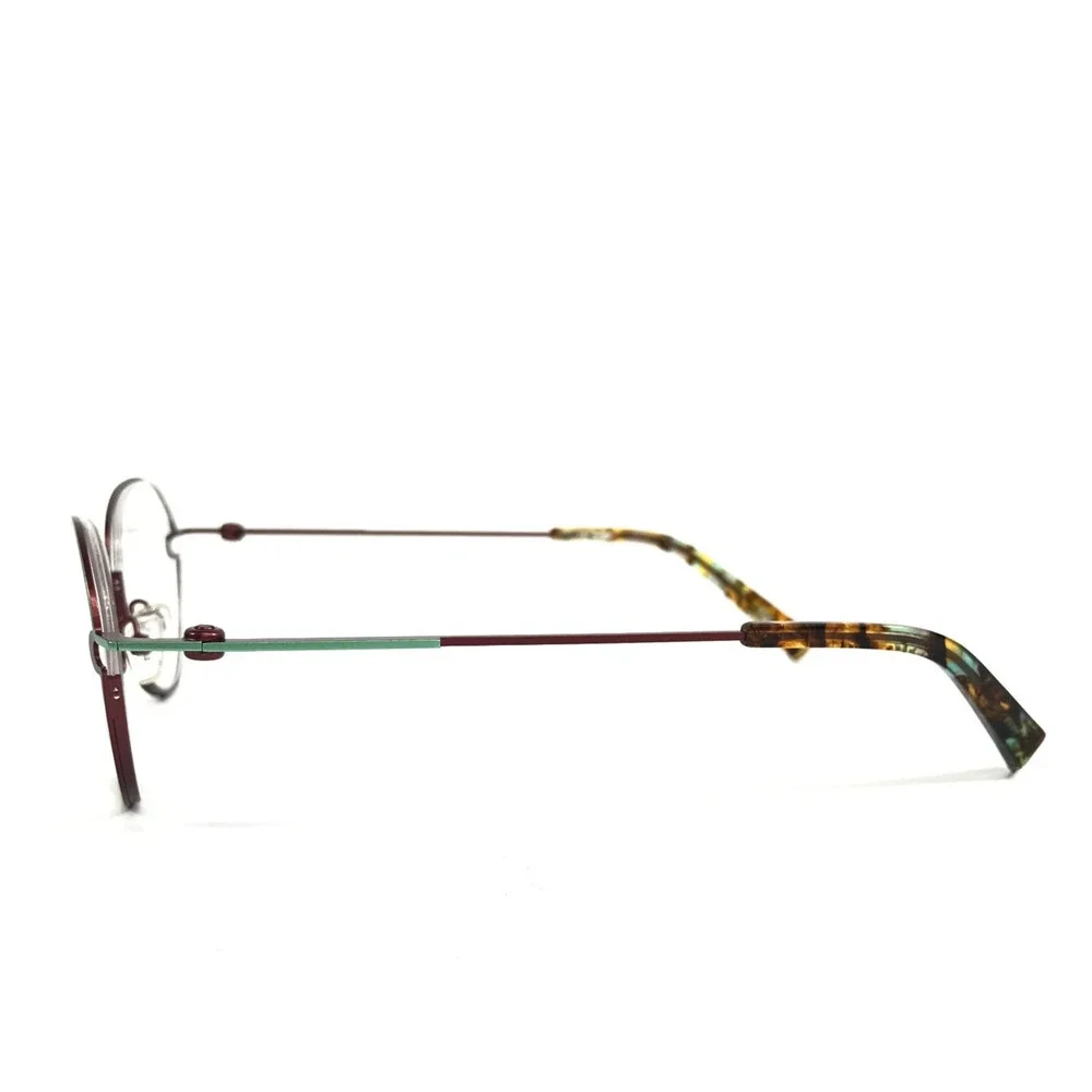 J.F. Rey Eyeglasses Frames JF2969 4075 Jade Wine Green Purple Cat Eye 51-17-143